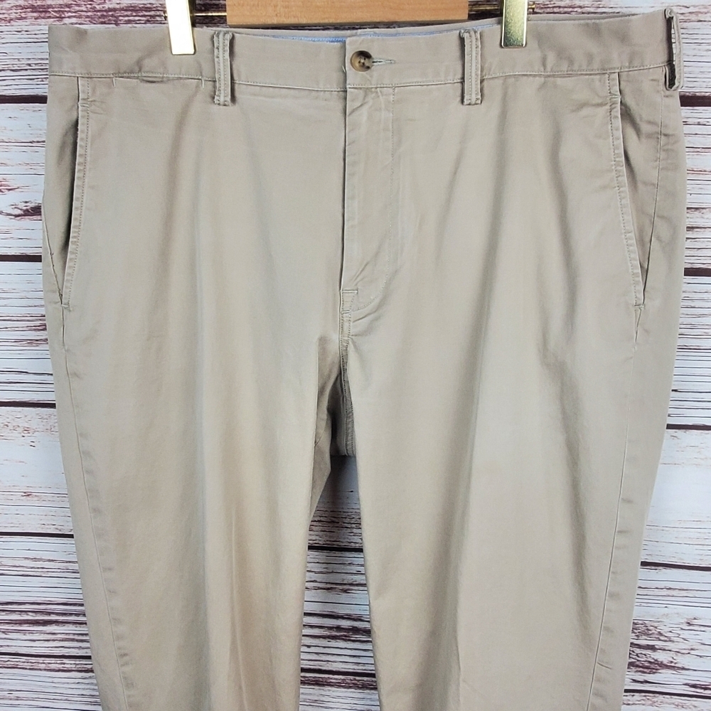POLO Ralph Lauren Mens 36x32 The Polo Chino Khaki/Beige Straight Leg Pants - Picture 2 of 11